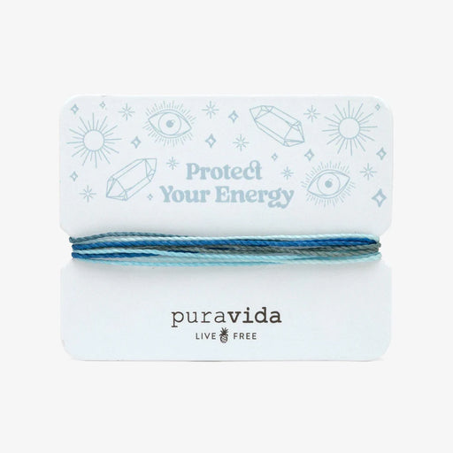 Pura Vida "Protect Your Energy" carded Bracelet