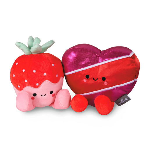 Better Together Strawberry and Chocolates Magnetic Plush Pair