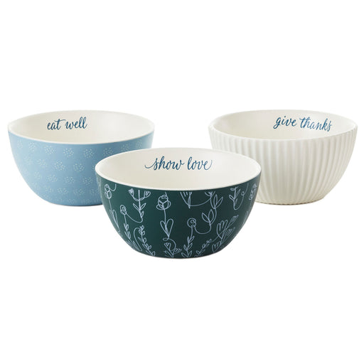 DaySpring Give Thanks Ceramic Bowl Set