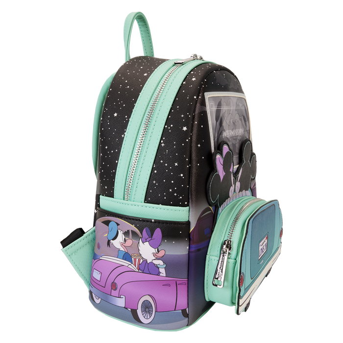 Mickey & Minnie Date Night Drive-In Lenticular Mini Backpack by Loungefly