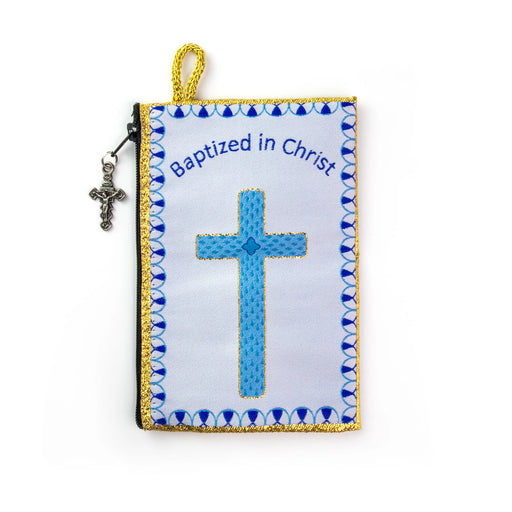 Baptized in Christ Rosary Pouch