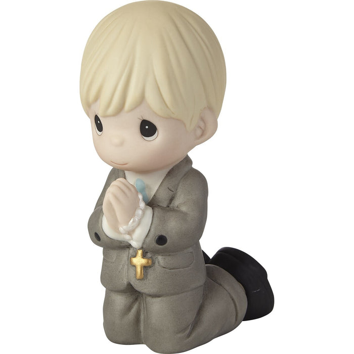 Remembrance Of My First Communion Boy Figurine