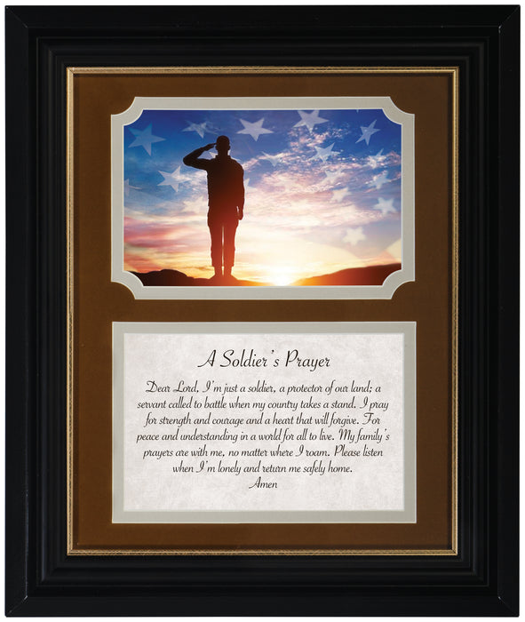 "Soldier" Framed Prayer