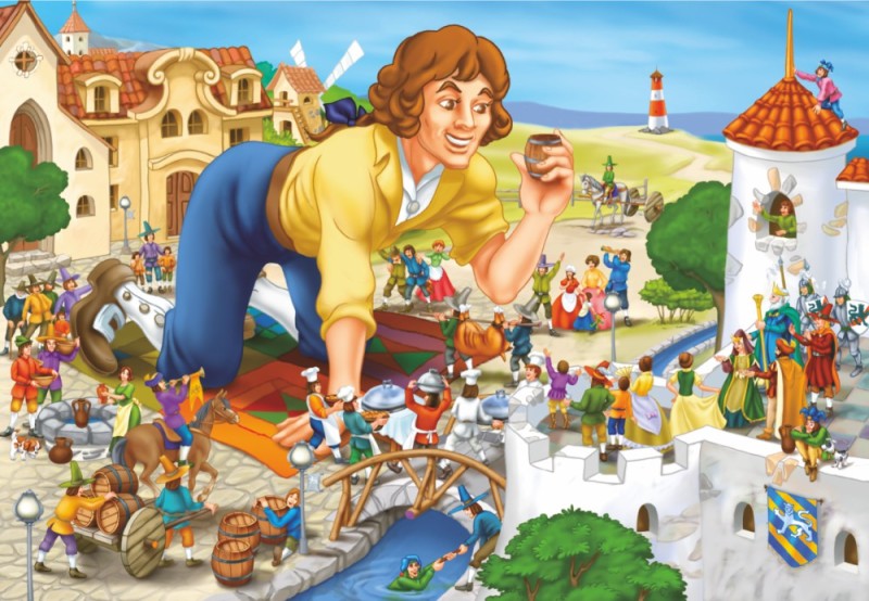 Gulliver's Travels 100 Piece Jigsaw Puzzle