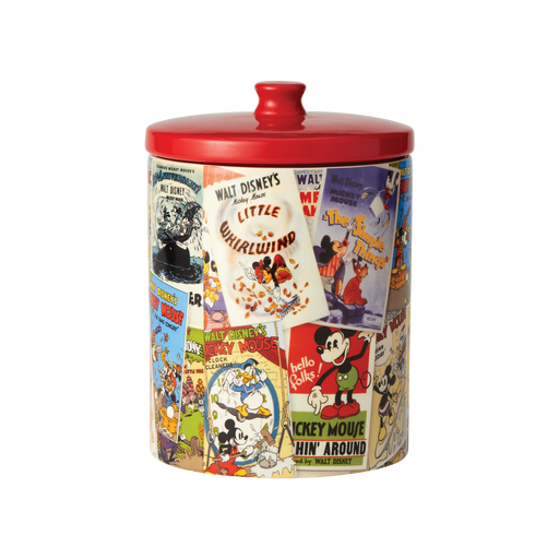 Mickey Poster Collage Canister Cookie Jar