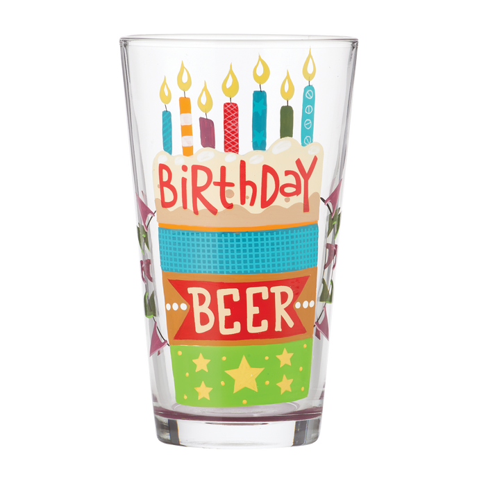 Birthday Beer Lolita Pint Glass