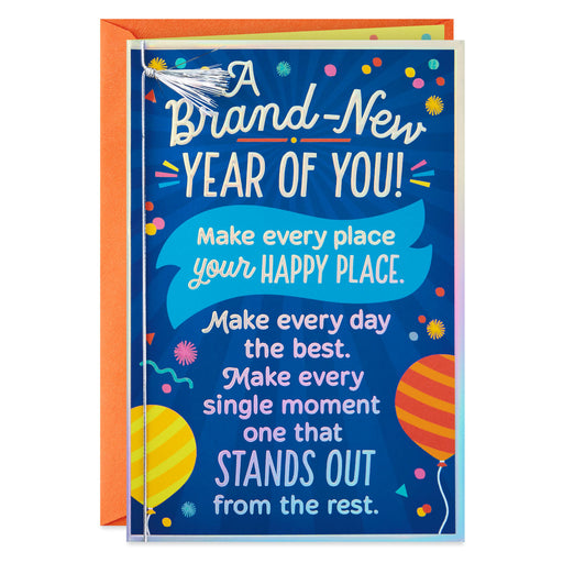 Brand-New Year of You Birthday Card