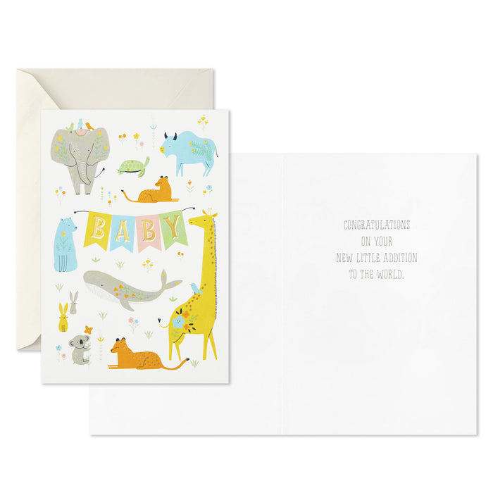 Cute and Cuddly Assorted New Baby Boxed Cards