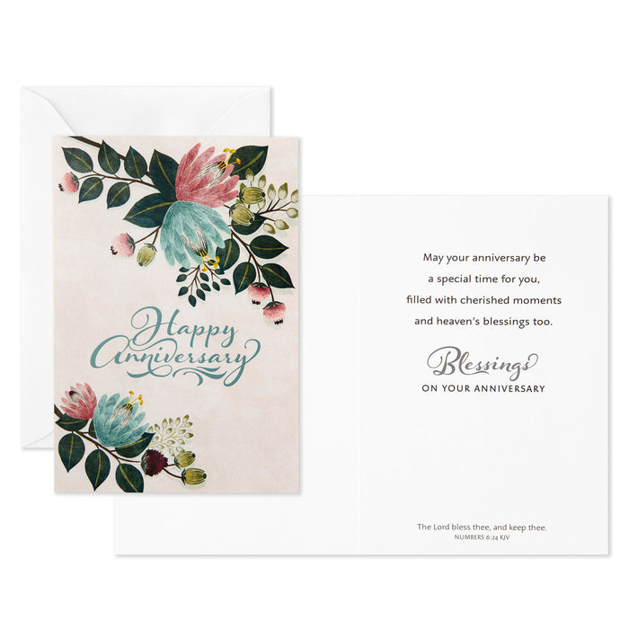 DaySpring Floral Assorted Religious Anniversary Boxed Cards
