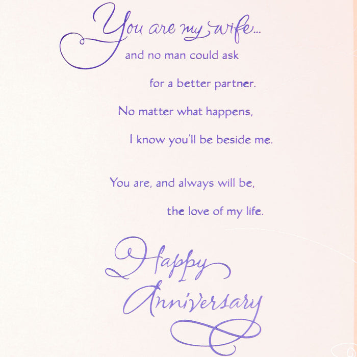 Love of My Life Anniversary Card for Wife