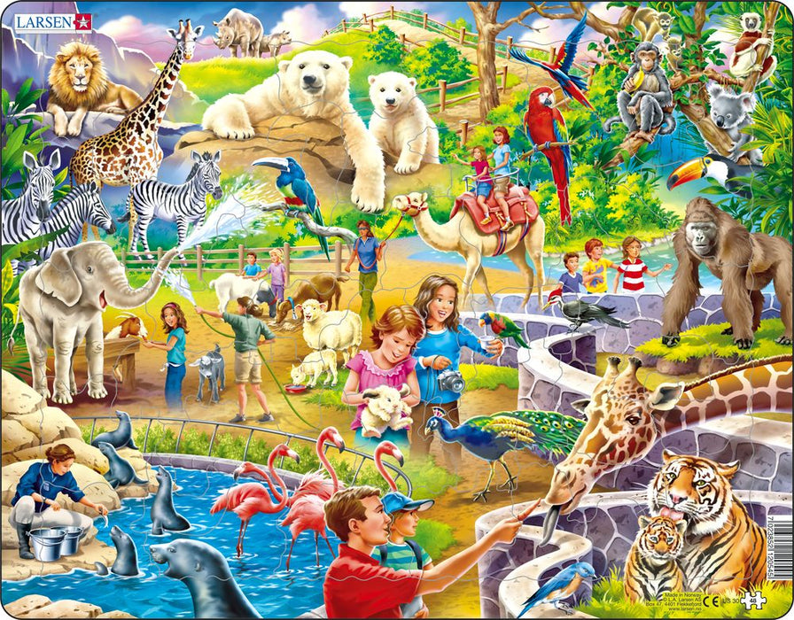 Zoo Animals 48 Piece Children's Jigsaw Puzzle