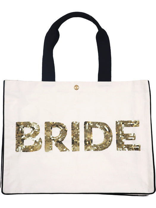 Sequin Bride Tote Bag