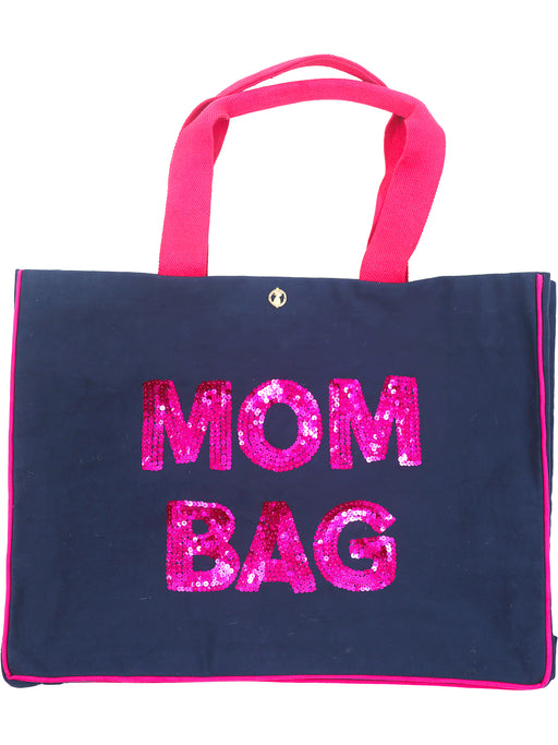 Sequin Mom Tote Bag
