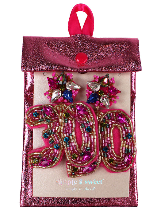 Simply Southern 30th Birthday Statement Earrings
