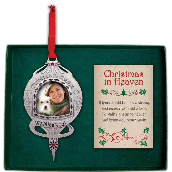 Christmas in Heaven Photo Ornament