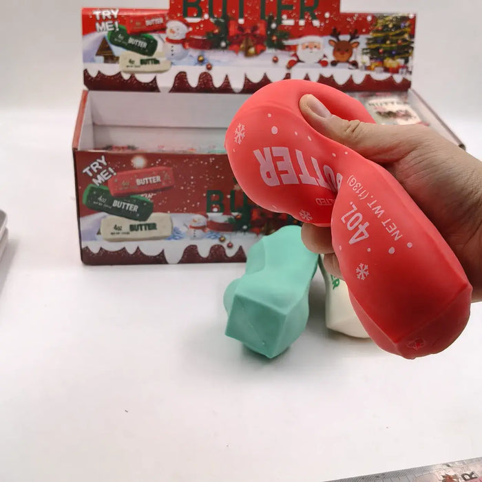 Christmas Crunchy Butter Bar Squishy