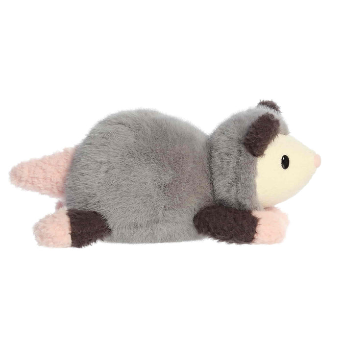 Plush Opossum toy on a white background