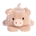 Plush pig toy on a white background