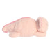 Plush pink Axolotl toy on a white background