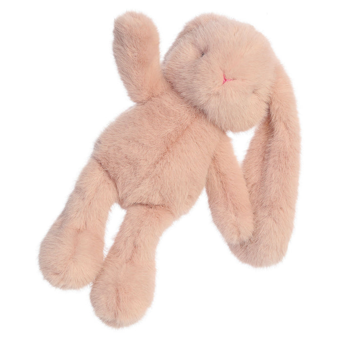 Blush bunny plush toy on a white background