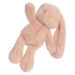 Blush bunny plush toy on a white background