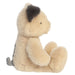 Plush toy pig on a white background