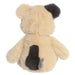 Plush toy pig on a white background
