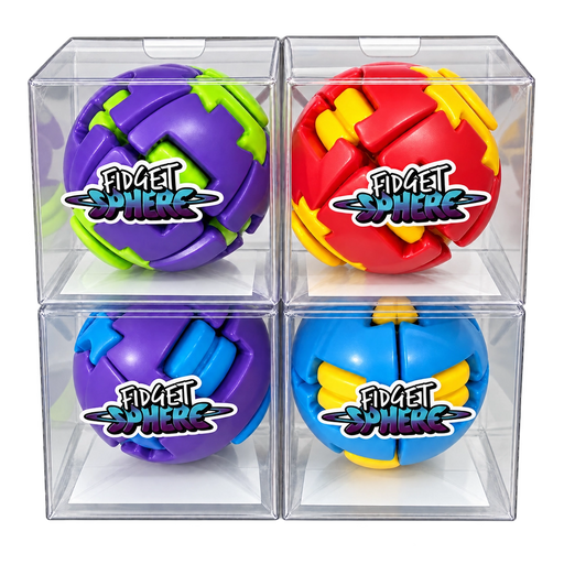 Fidget Sphere Spin & Click Sensory Fidget Toy