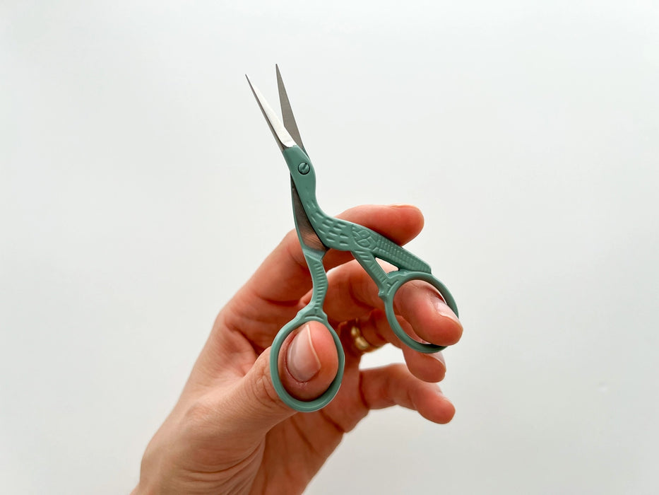 Stork Handle Small Sewing Scissors