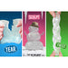 Three panels showing different ways to use a product: tear, sculpt, and twist.