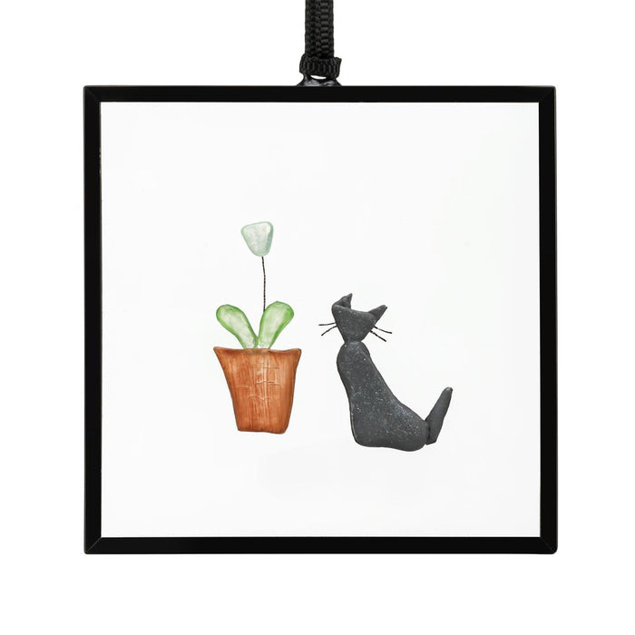 Purrfect Petals Suncatcher