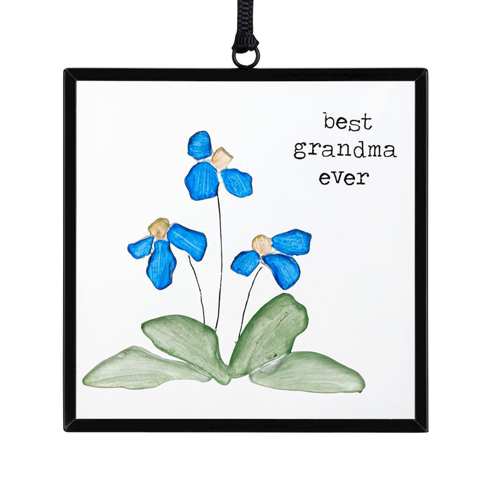 Best Grandma Ever Suncatcher - 3x3in
