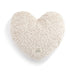 Heart-shaped plush pillow with 'A Hug from a Heart' label on a white background