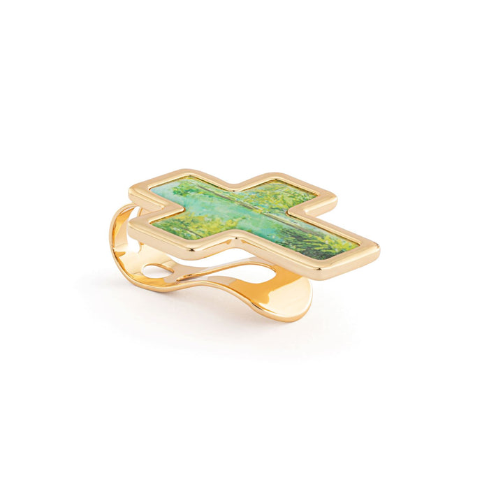 Artful Cross Faith Visor Clip