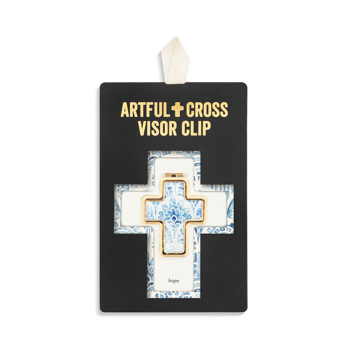 Artful Cross Hope Visor Clip