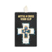 Artful Cross Blessed Visor Clip