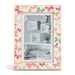 Decorative photo frame with butterfly design on a white background