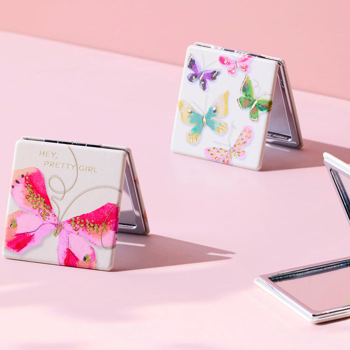 Elisabeth Hays Butterfly Pocket Mirror