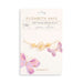Elisabeth Hays bracelet with butterfly design on packaging