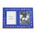 Blue photo frame with 'You & Me' text and Demdaco branding on a white background