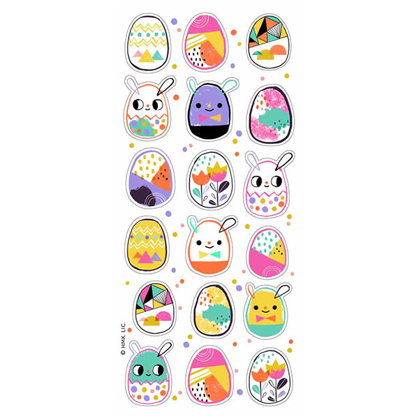 Colorful Eggs Stickers