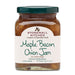 Jar of Stonewall Kitchen Maple Bacon Onion Jam on a white background