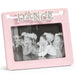 Pink photo frame with 'DANCE' text and black and white photo of children, on a white background