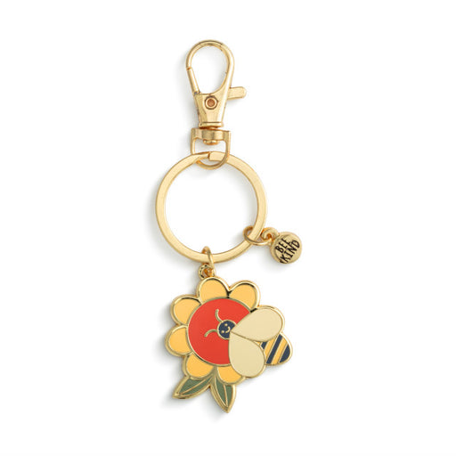 Flower Sharing Kindness Keychain