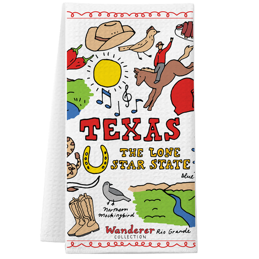 Texas Wanderer Kitchen Towel