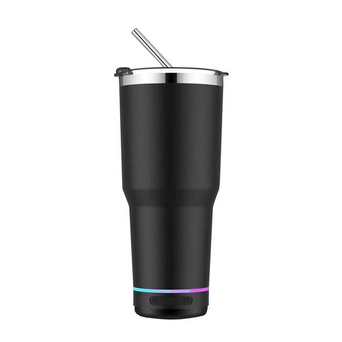 Music Speaker Tumbler black