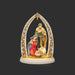 Lighted Holy Family Nativity with Star on Arch Figurine