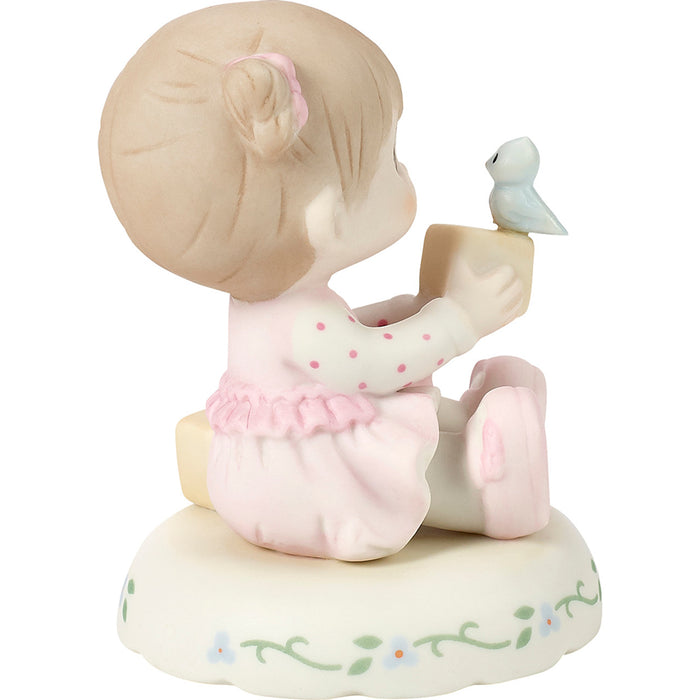 Precious Moments Age 2 Girl Figurine - Brunette