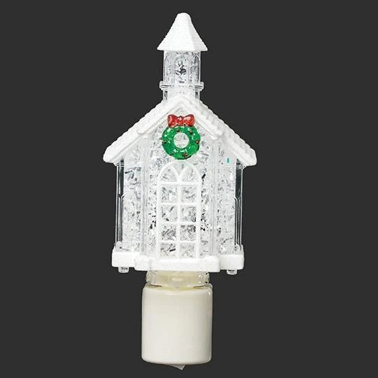 Led White Church Night Light