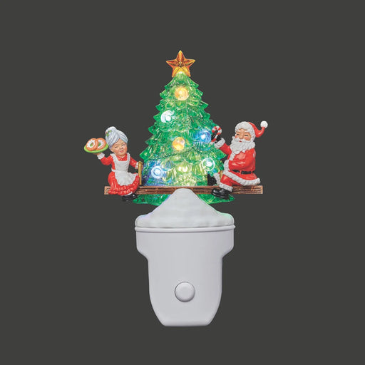 Mr. & Mrs. Claus on Seesaw Night-Light